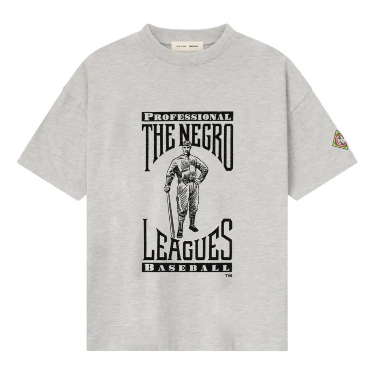 Fear of God Essentials The Negro Leagues Tee 'Light Heather' 125NL254550F
