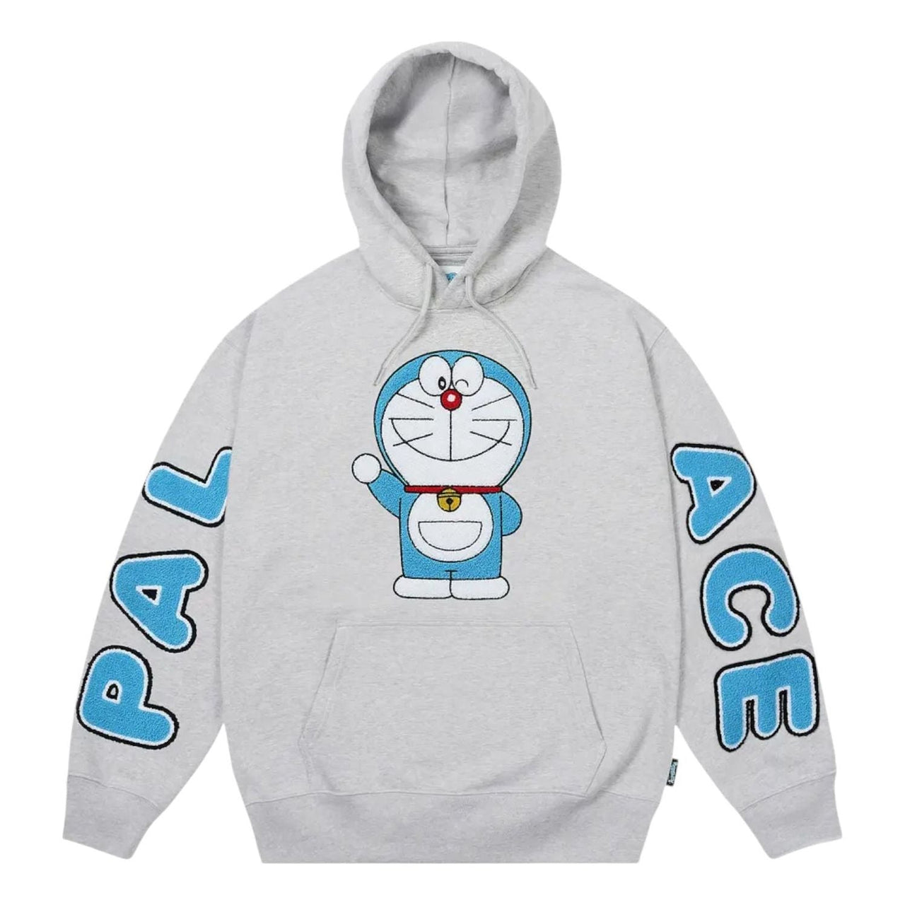 Palace x Doraemon Hoodie 'Grey Marl' P29CS032