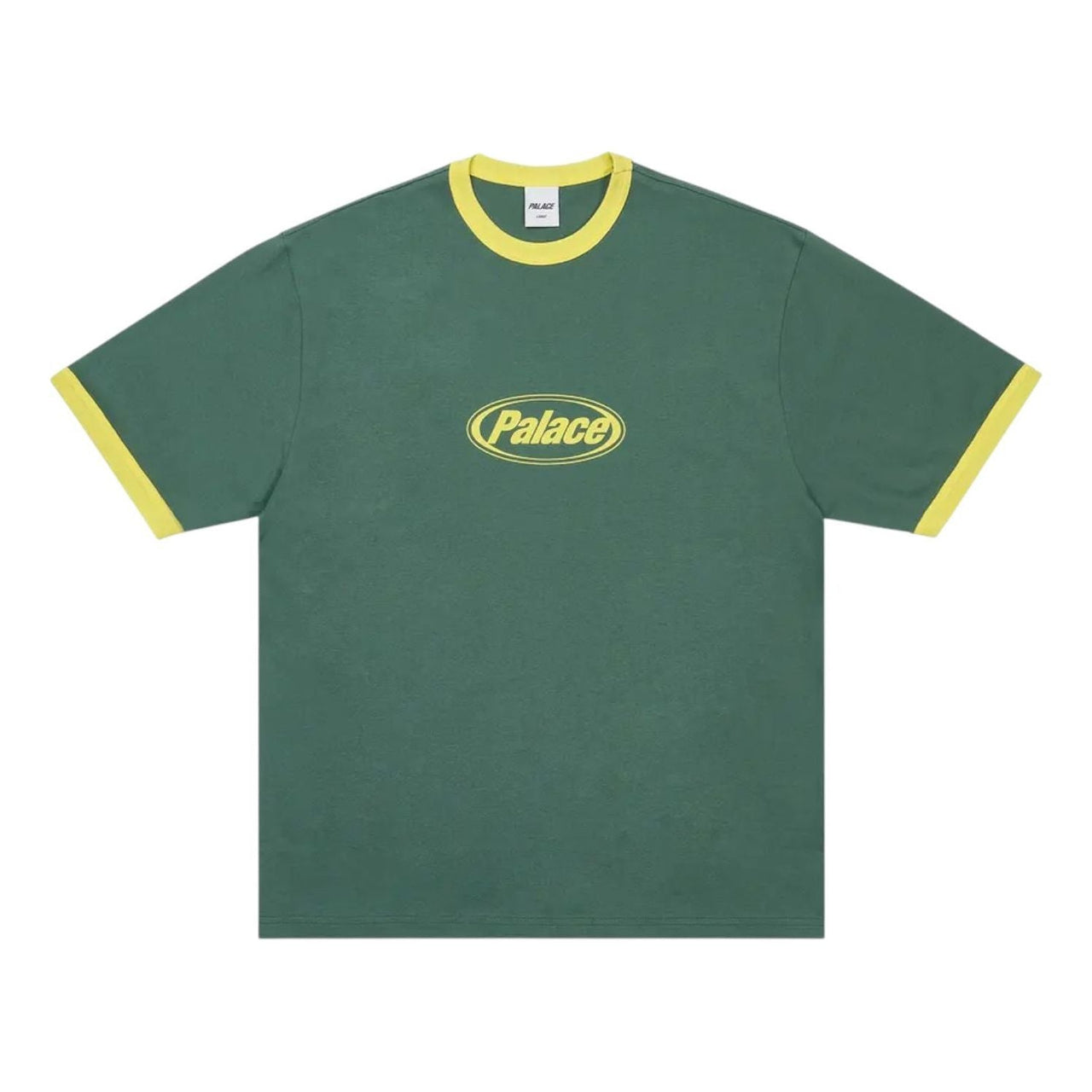 Palace Elipse Ringer T-Shirt 'Racey Green' P29ES023