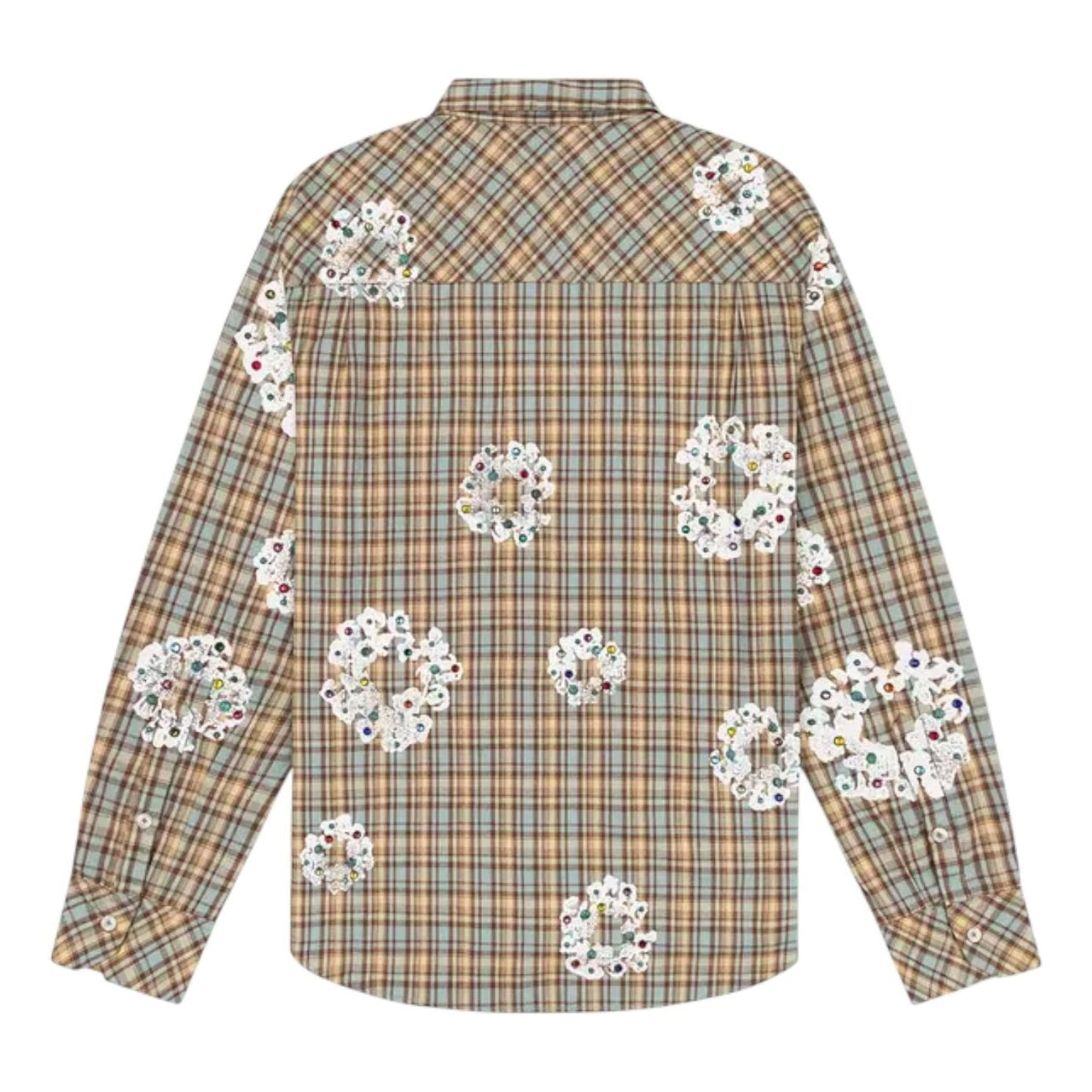 Denim Tears Cotton Wreath Western Shirt 'Tan' SS25TWL300529