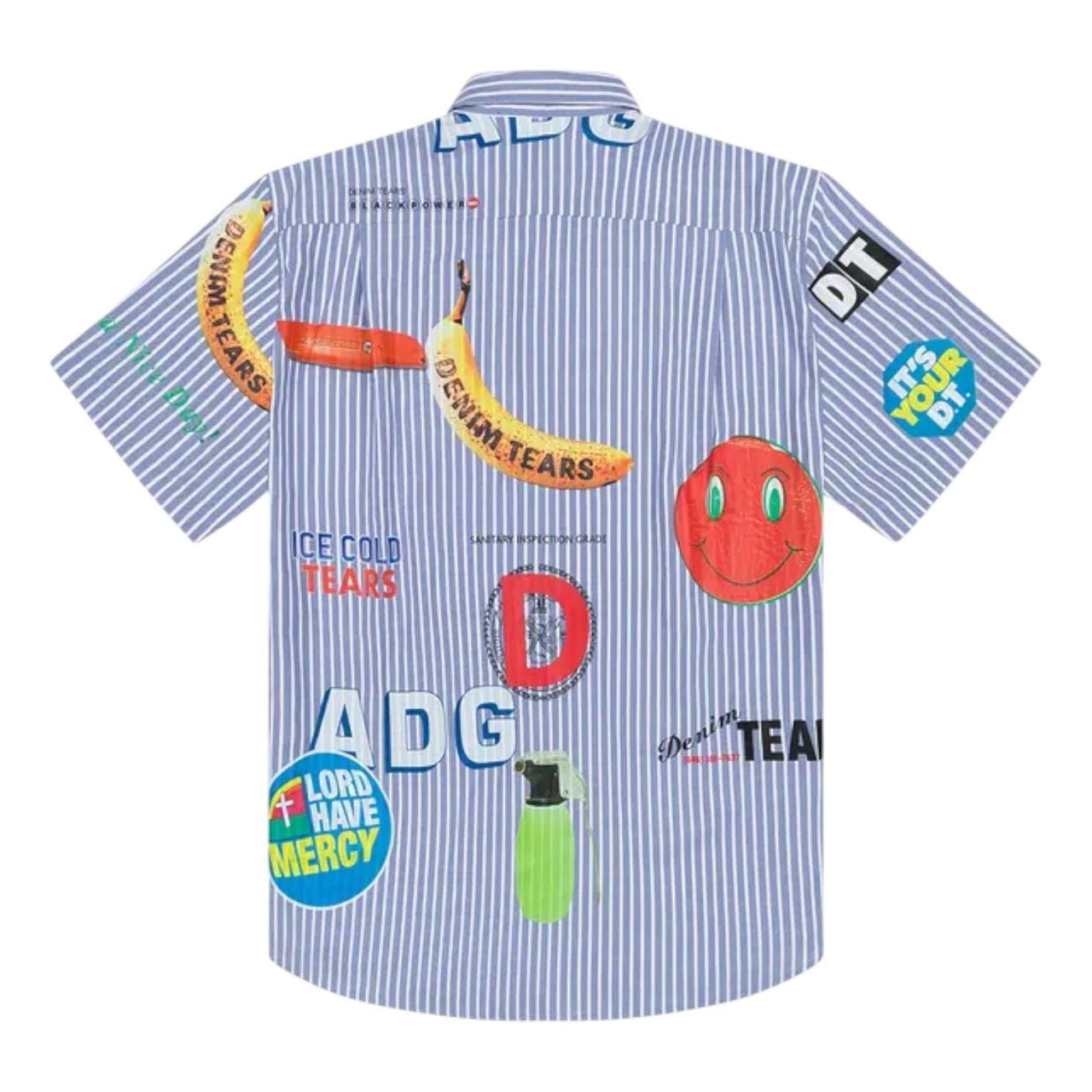 Denim Tears Sweet Corner Short Shirt 'Blue' SS25TWS150280