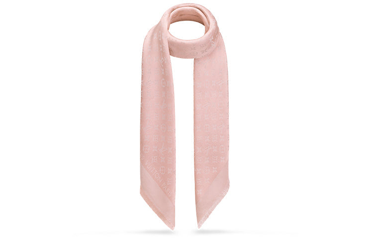 LOUIS VUITTON Silk Blend Knit Scarves Women's