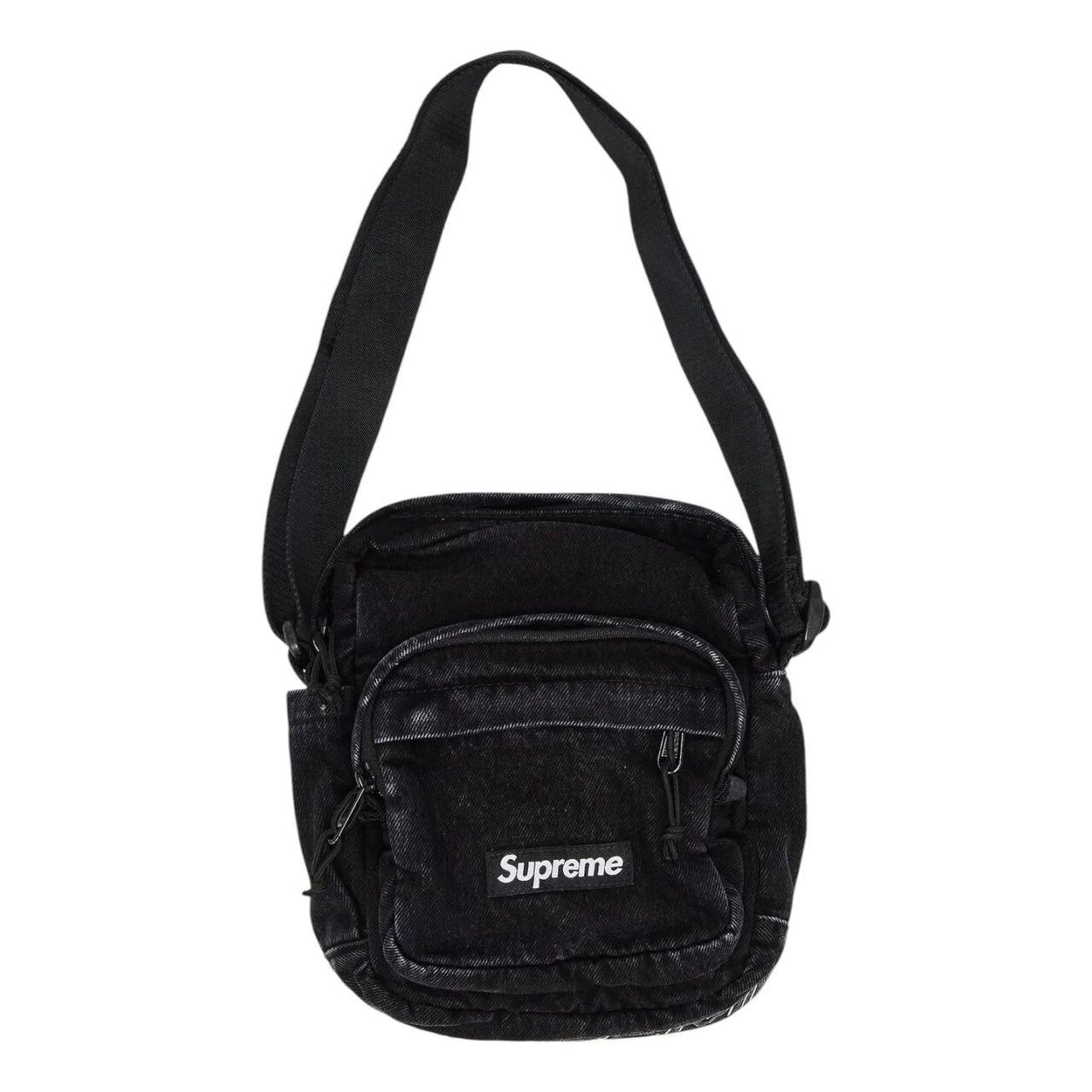 Supreme Denim Shoulder Bag 'Black' FW25B4-BLACK