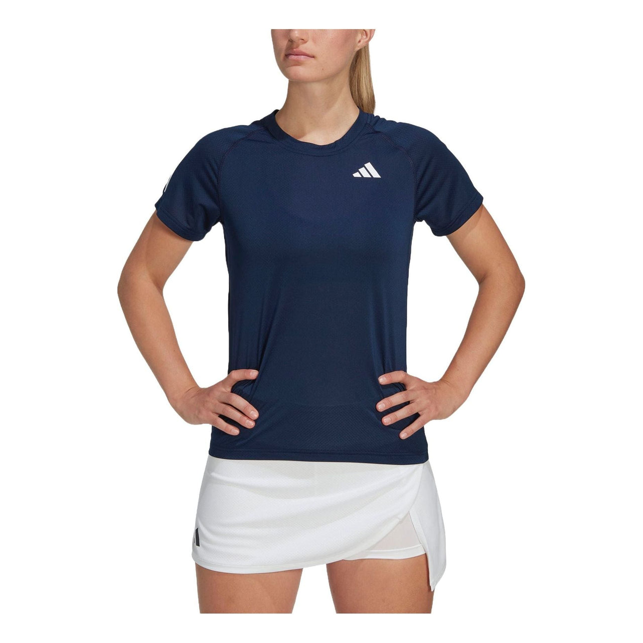 (WMNS) adidas Club Tennis T-shirt Asia Sizing 'Navy' HS1447