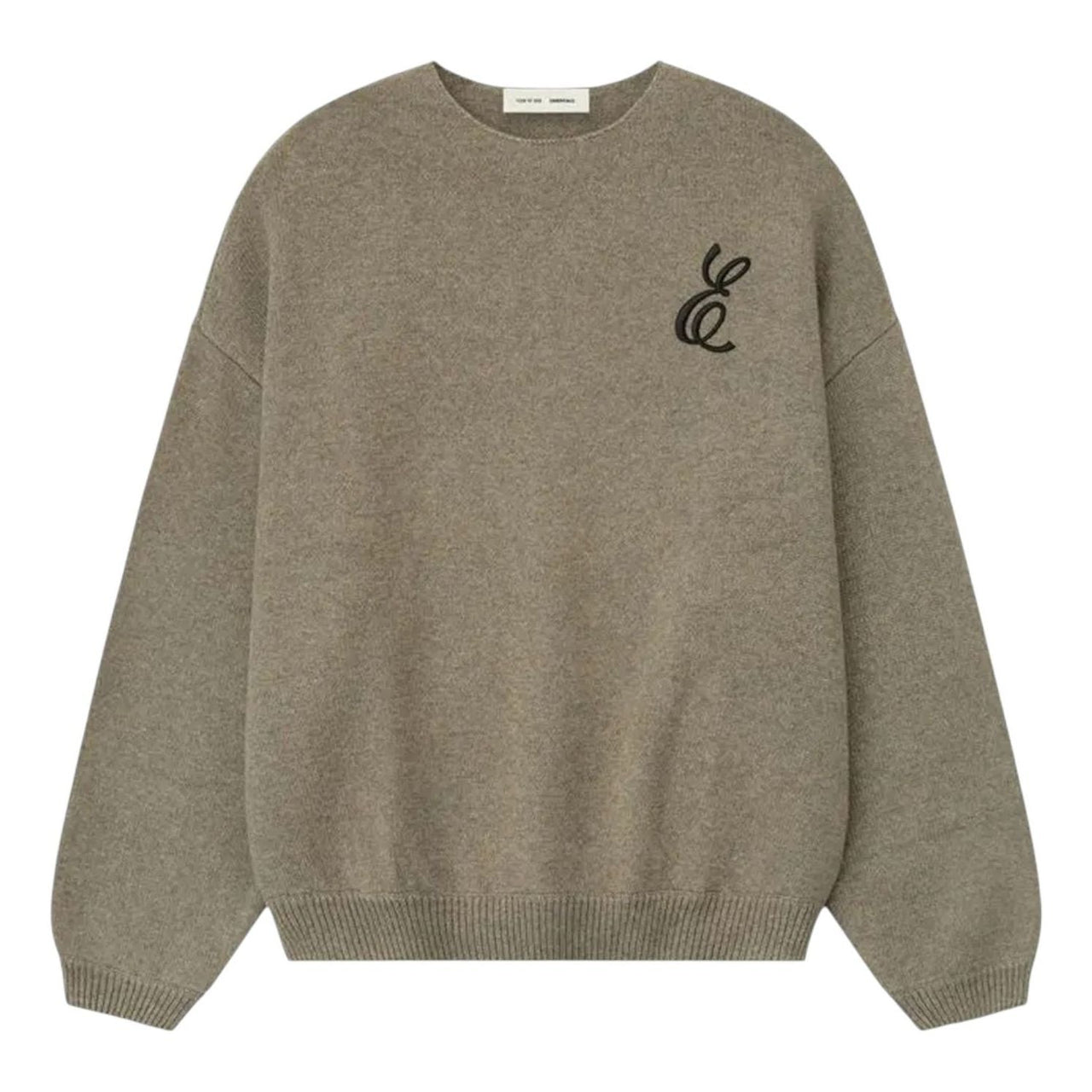 Fear of God Essentials Waffle Crewneck Sweater 'Homestead Heather' 192HO254332F-XXL