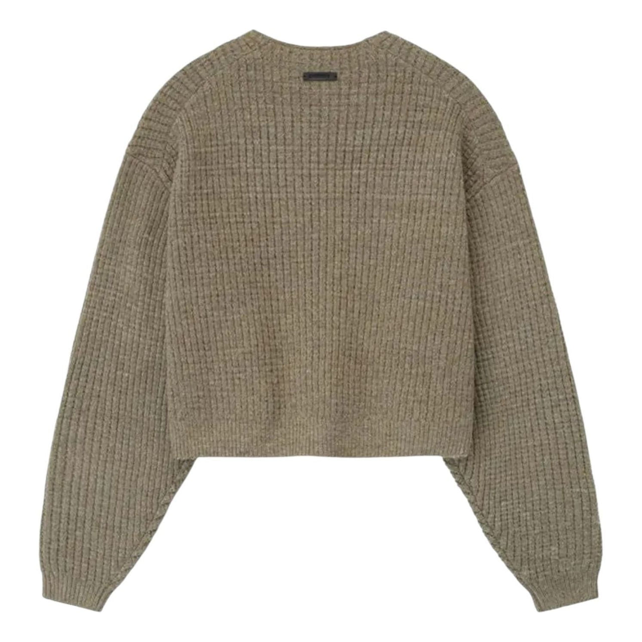 (WMNS) Fear of God Essentials Heavy Waffle Crewneck 90's Sweater 'Homestead Heather' 192HO257332FW-XXL