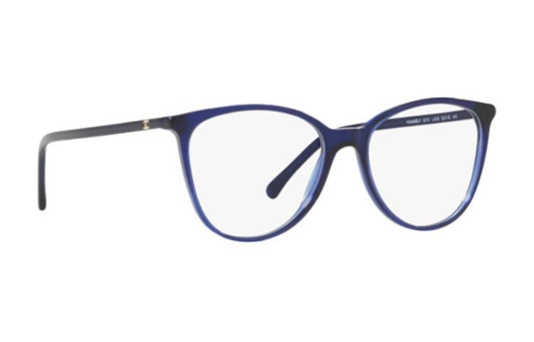 CHANEL - Cat Eye Eyeglass Frames Women's Blue