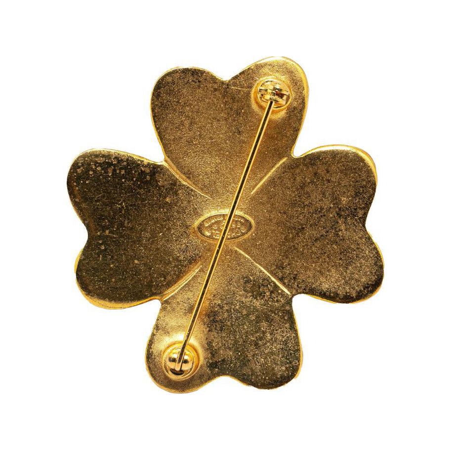 CHANEL 1995 Plated Cc Costume Brooch