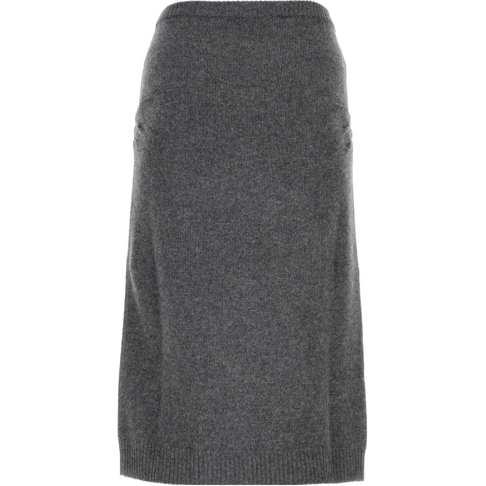 PRADA Casual Long Skirts Women's Gray