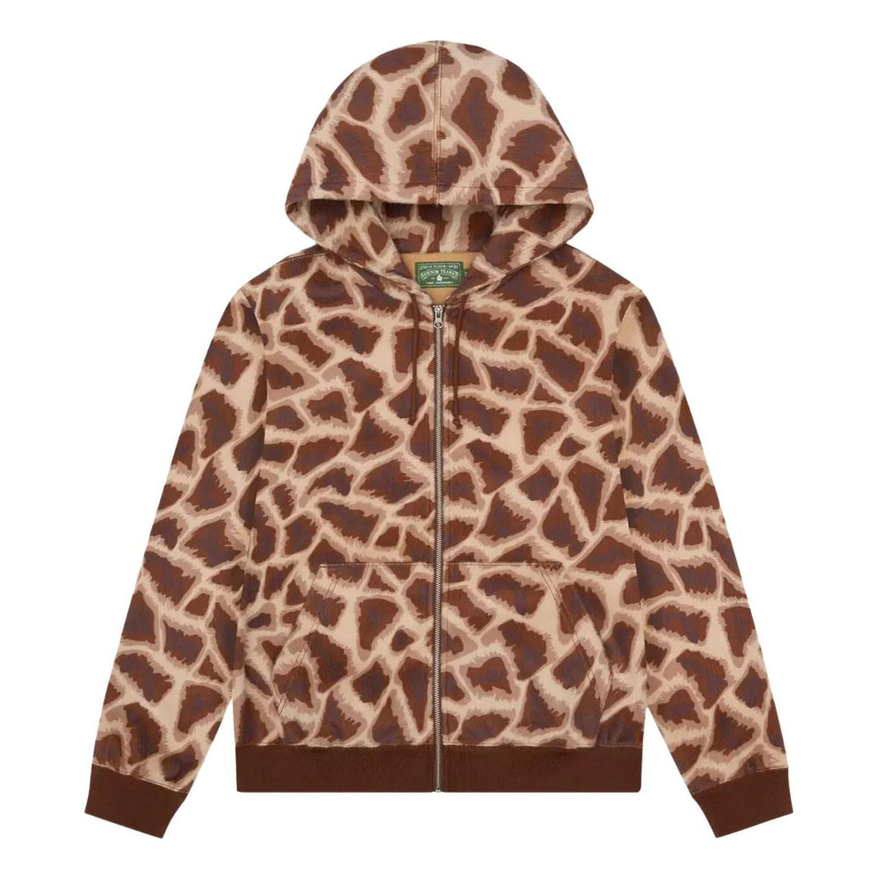 Denim Tears Faux Fur Animal Wreath Hoodie 'Brown' FW25THD12162148