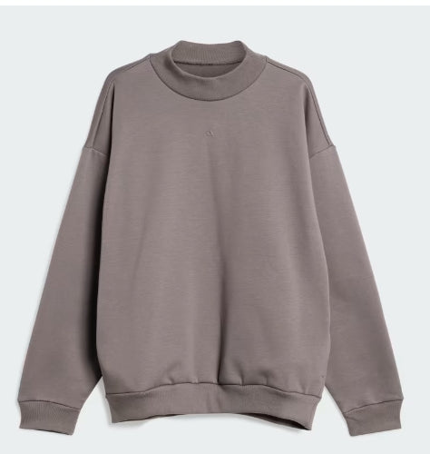 adidas Basketball Crew Sweatshirt Asia Sizing 'Brown' IX1966