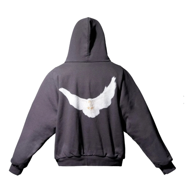 Yeezy Gap Engineered By Balenciaga SS22 Dove Shrunken Hoodie 'Black' 469177-02