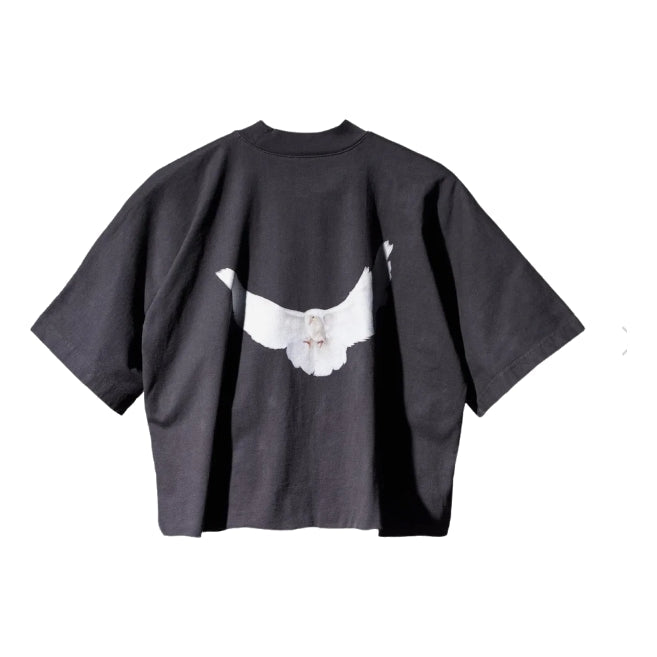 Yeezy Gap Engineered By Balenciaga Dove No Seam T-Shirt 'Black' 469233-04