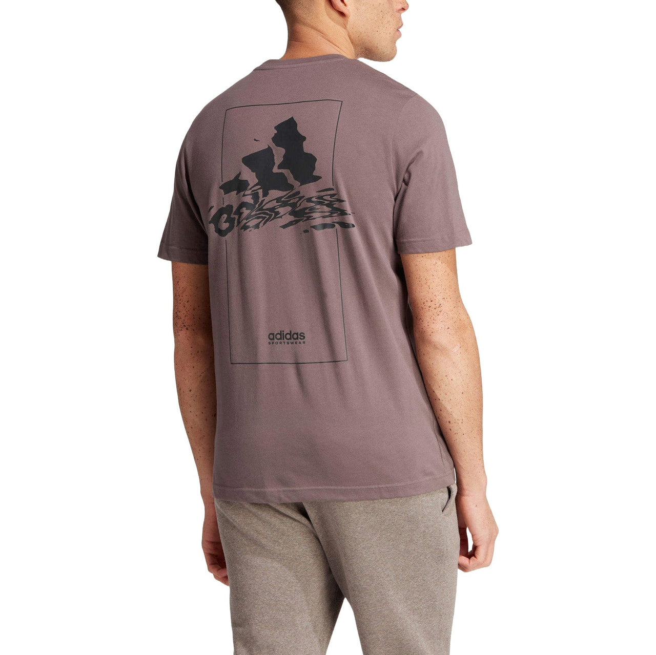 adidas Sportswear Mirage T-shirt Asia Sizing 'Brown' IS2856