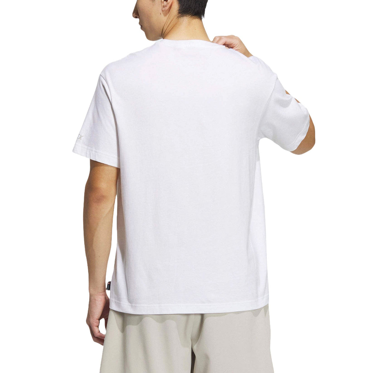 adidas Graphic Patch Polygiene T-shirt Asia Sizing 'White' IS0297