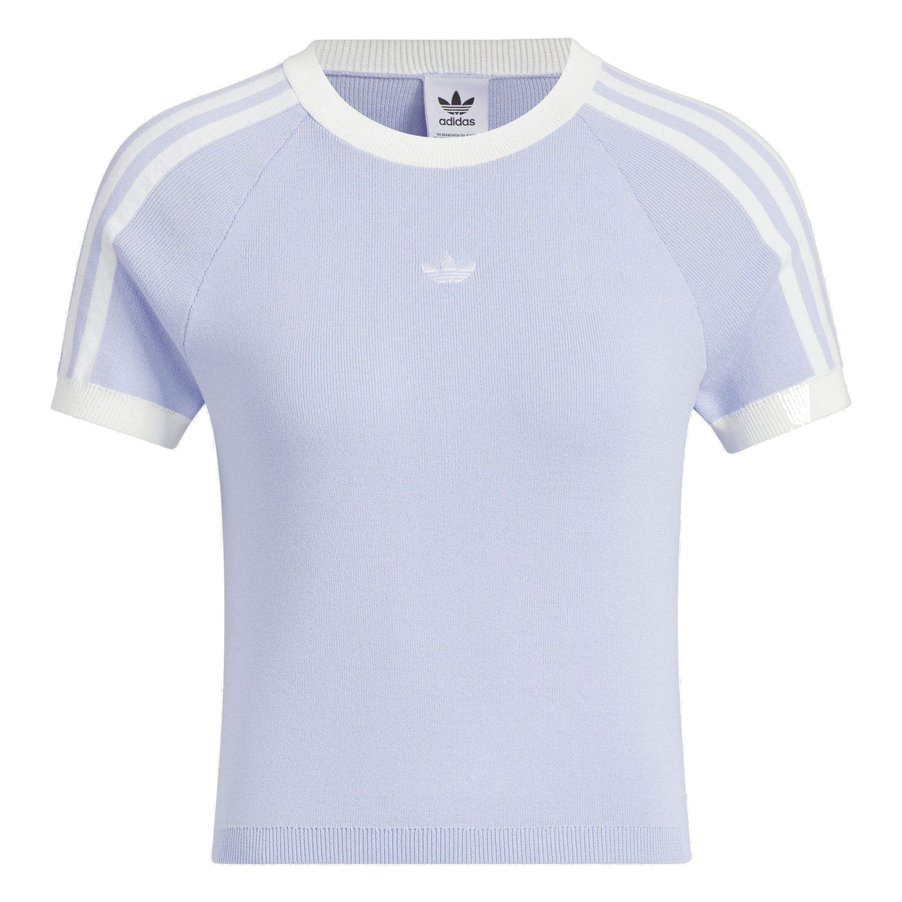 (WMNS) adidas originals Summer Knit T-Shirt Asia Sizing 'Purple White' JI7050
