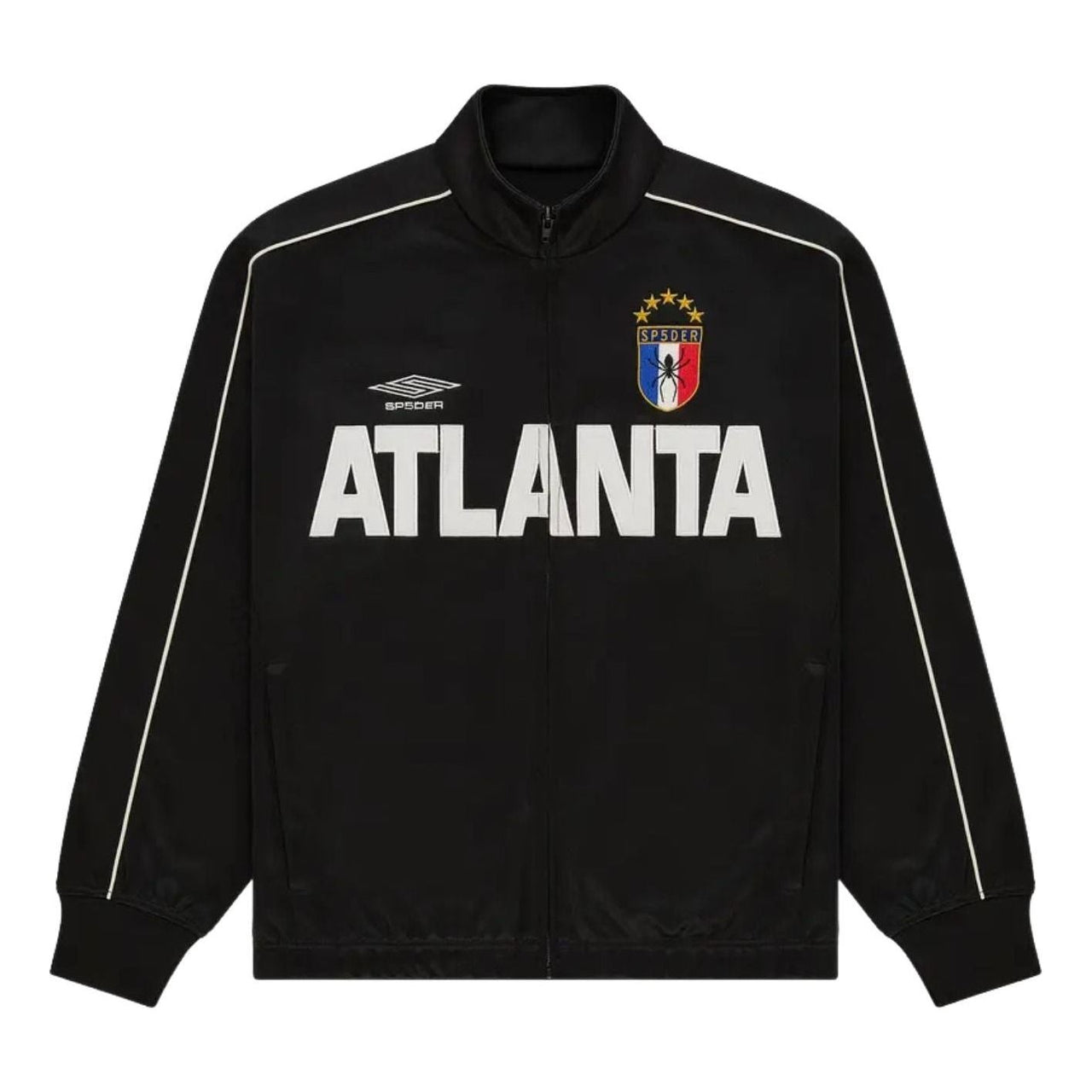 Sp5der Atlanta Track Jacket 'Black' JA011FW25BLK