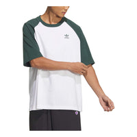 adidas Adicolor Raglan T-Shirt 'White Green' JM7264