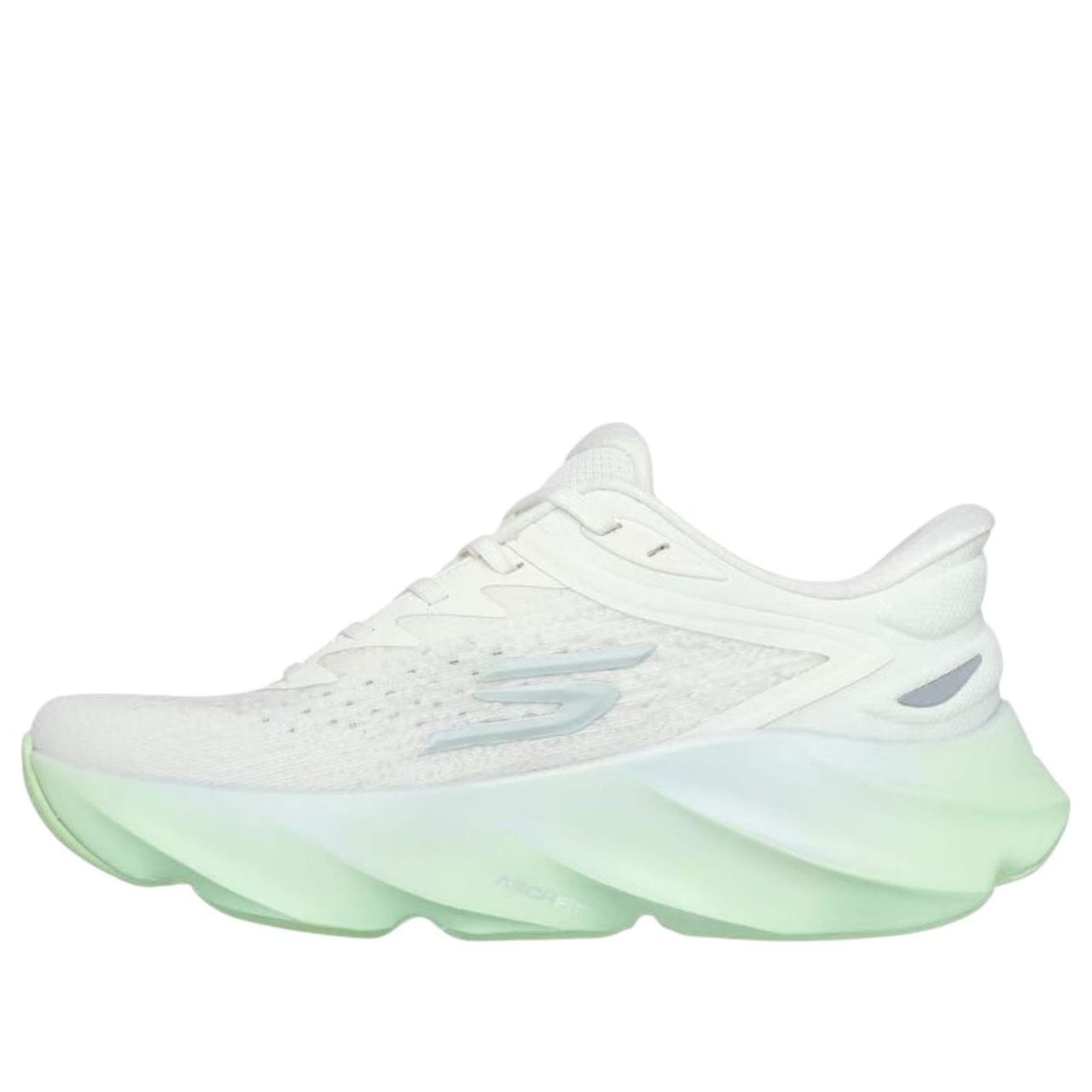 (WMNS) Skechers Slip-ins Aero Burst 'Off White Green' 172215-OWGN