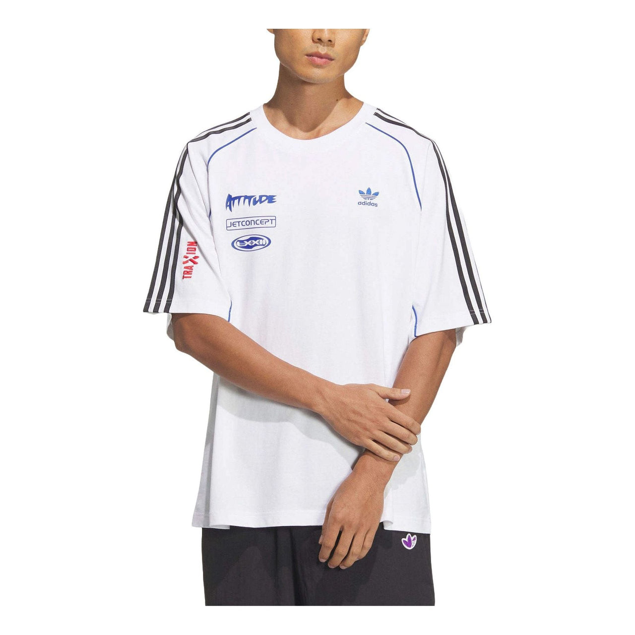 adidas Motorcore Graphic T-Shirt Asia Sizing 'White' JL8419