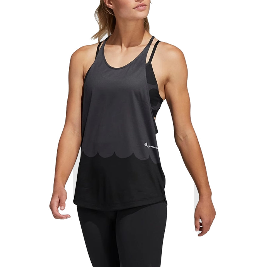 (WMNS) adidas Marimekko Tank Top Asia Sizing 'Black' H16928