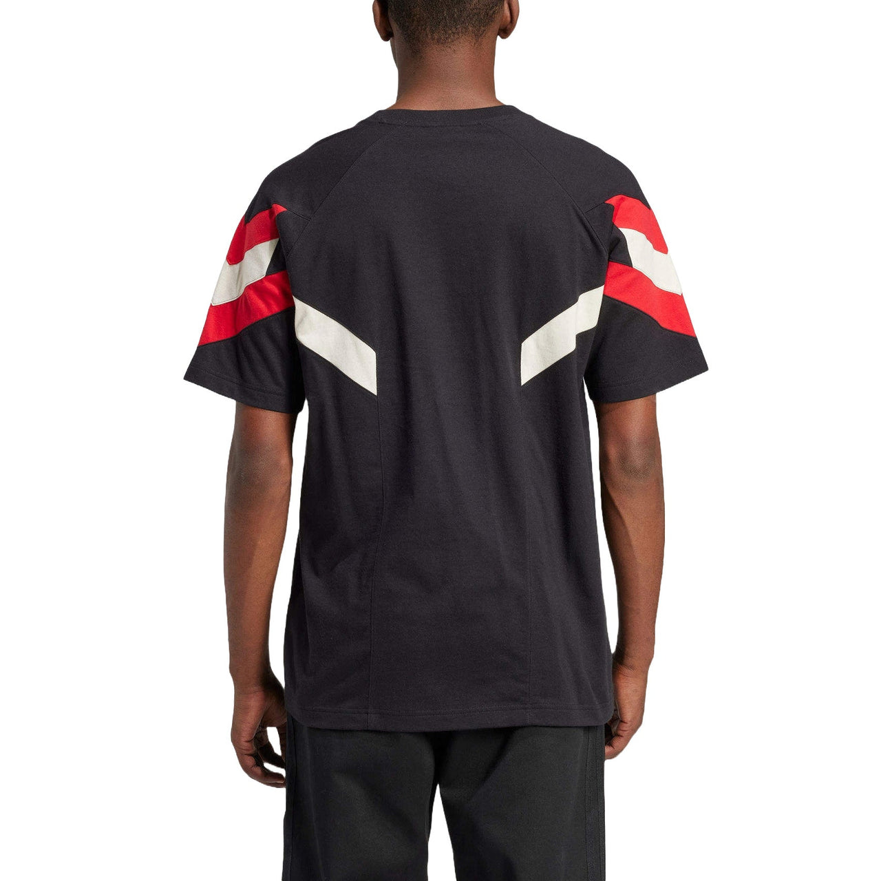 adidas Originals Manchester United FC Originals T-Shirt Asia Sizing 'Black Red' IS6519