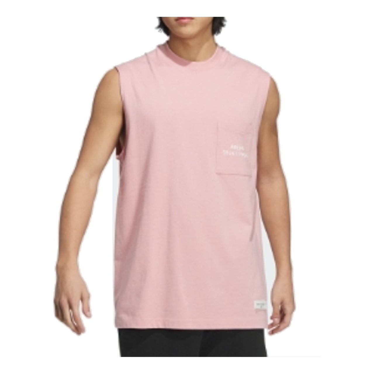 adidas Graphic Tank Top Asia Sizing 'Pink White' JP4590