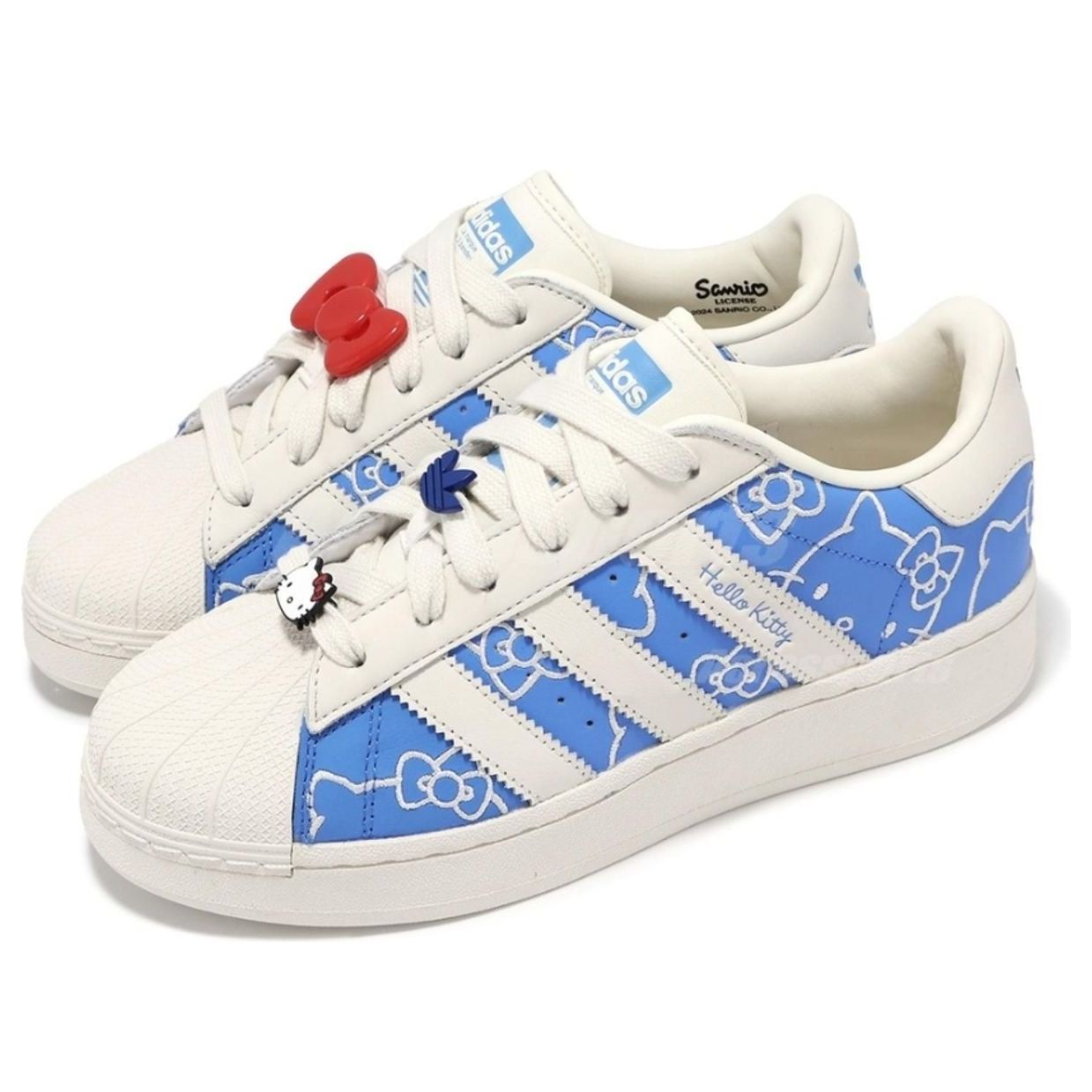 (WMNS) adidas x Hello Kitty Superstar XLG 'Blue White' IG4477