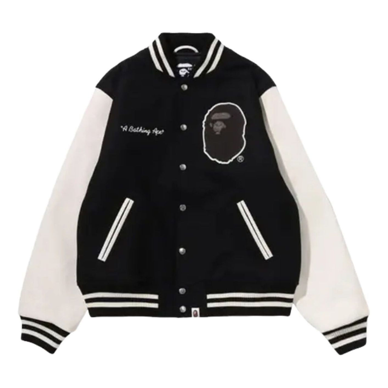 A Bathing Ape Univ Varsity Jacket 'Black' 1M30141003-BLACK