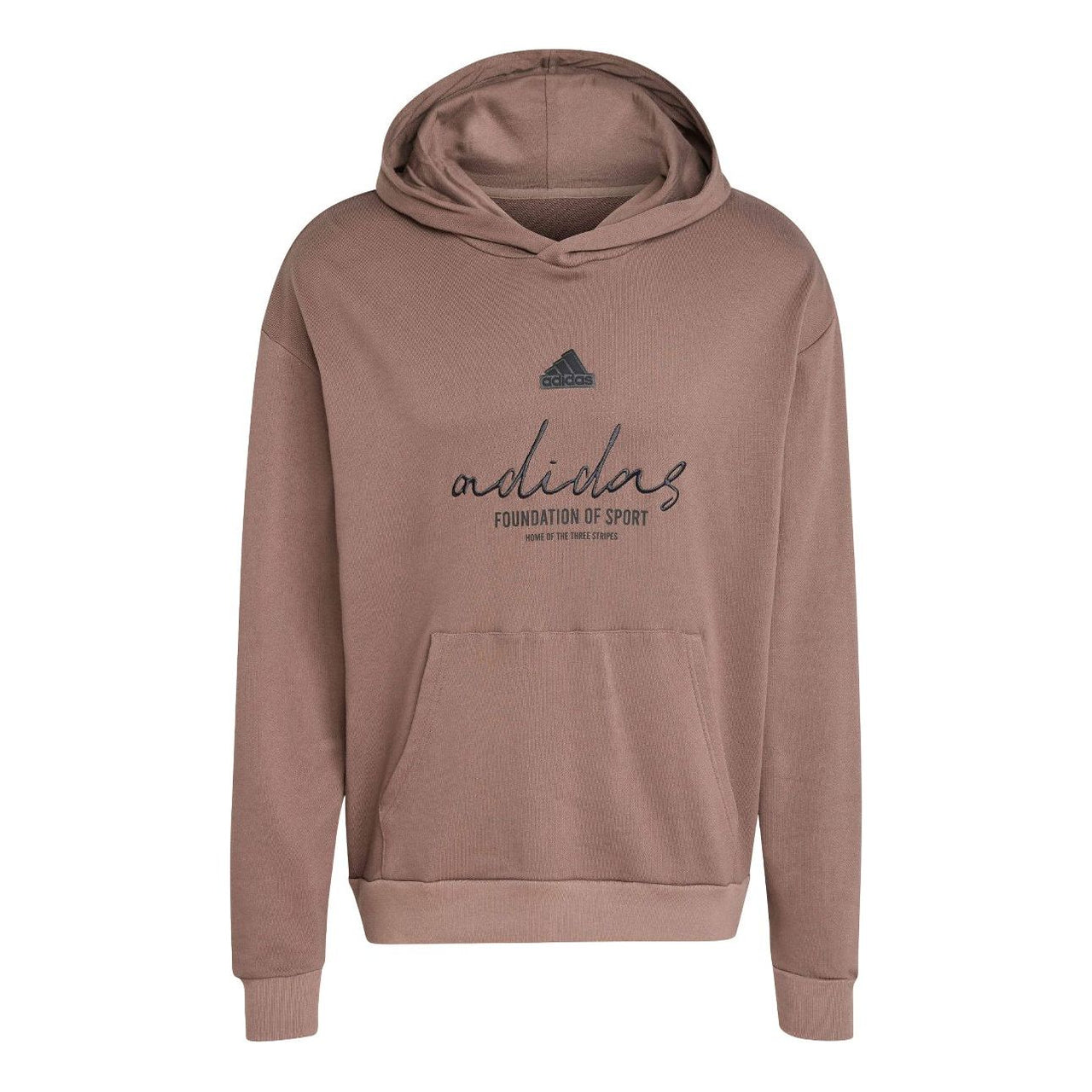 adidas Brand Love French Terry Hoodie Asia Sizing 'Valentine's Day Brown' IW3534