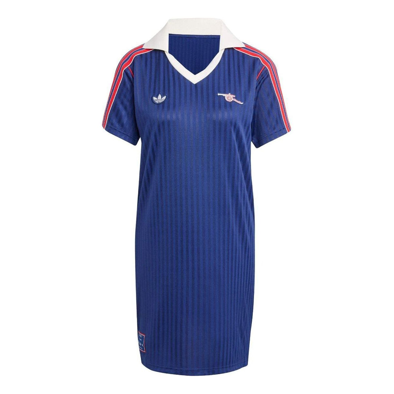 (WMNS) فستان adidas Arsenal Terrace Icons باللون الأحمر الداكن JF0565