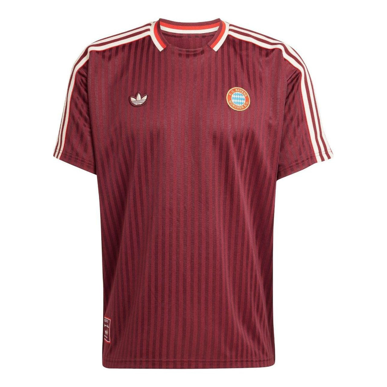 adidas FC Bayern Terrace Icons Jersey Asia Sizing 'Red' JF0595