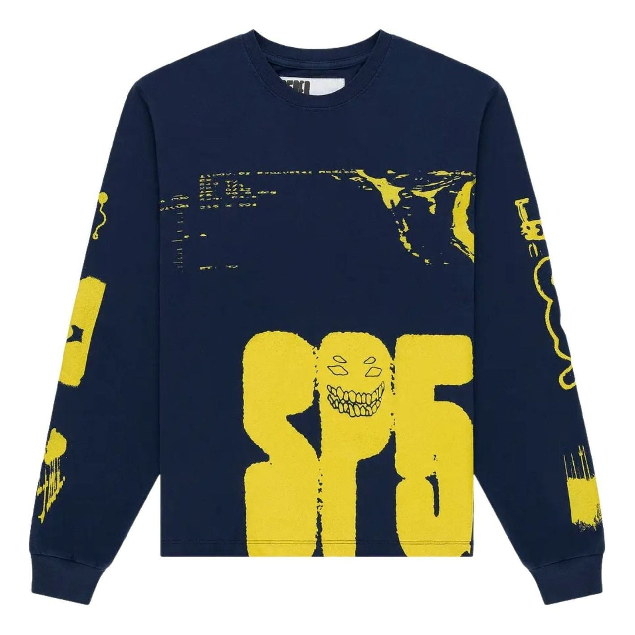 Sp5der X-Ray Long-Sleeve T-Shirt 'Navy' TE044SS26NVY