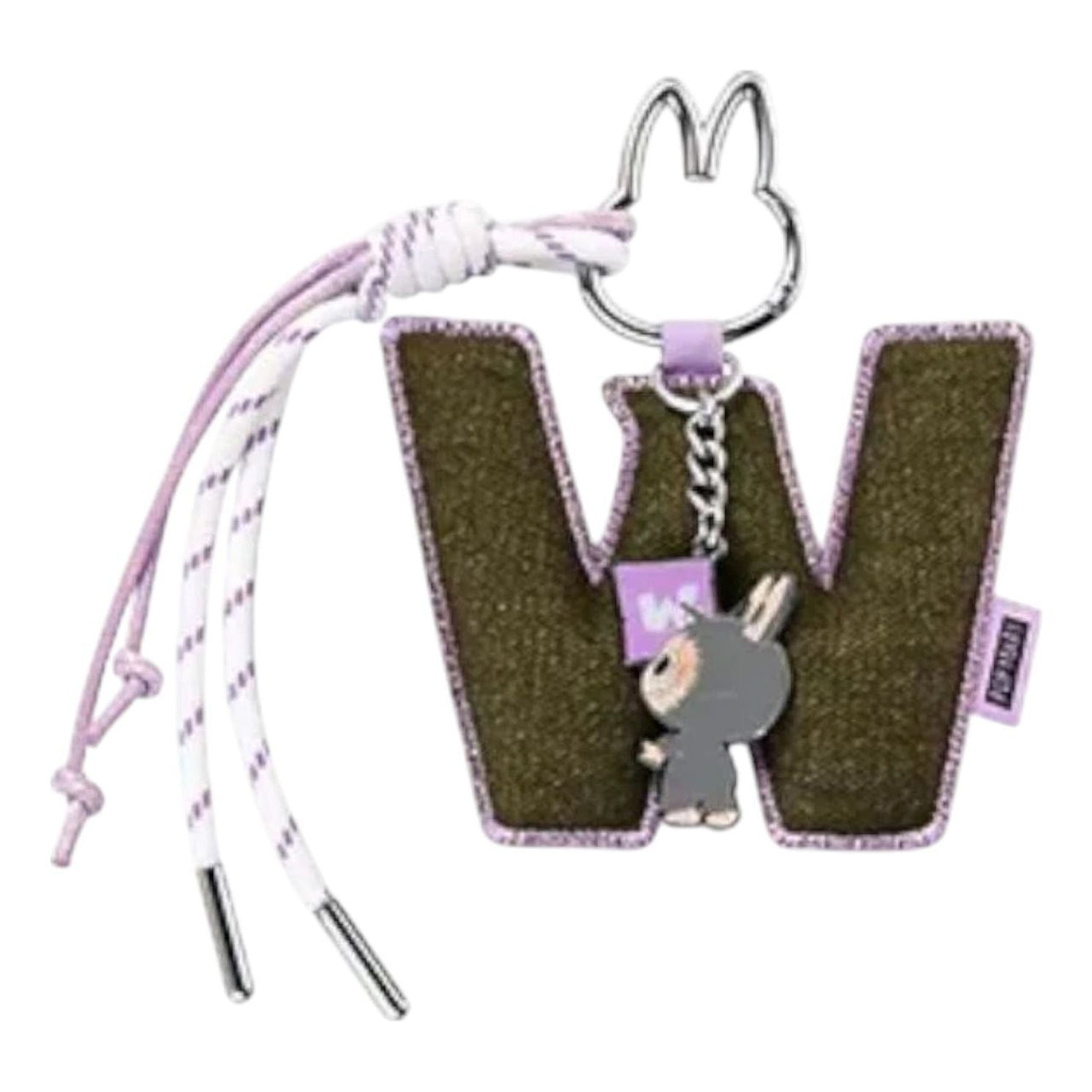 Pop Mart The Monsters Labubu Pin for Love Letter Pendant 'W' PPMT-2508-0027-945631886