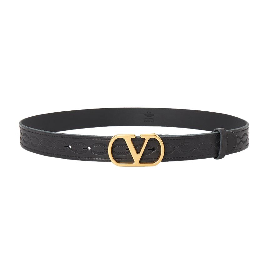 Valentino FW25 V-Logo Signature Belt 'Black' T0SM3ZIM0NO