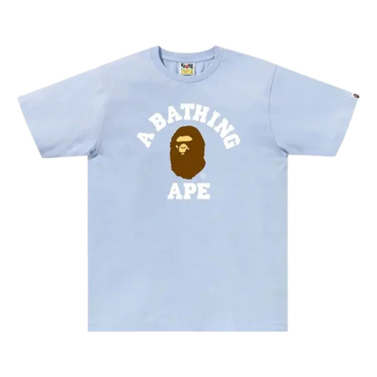 A Bathing Ape College T-Shirt 'Sax' 1M30-110-001-SAX