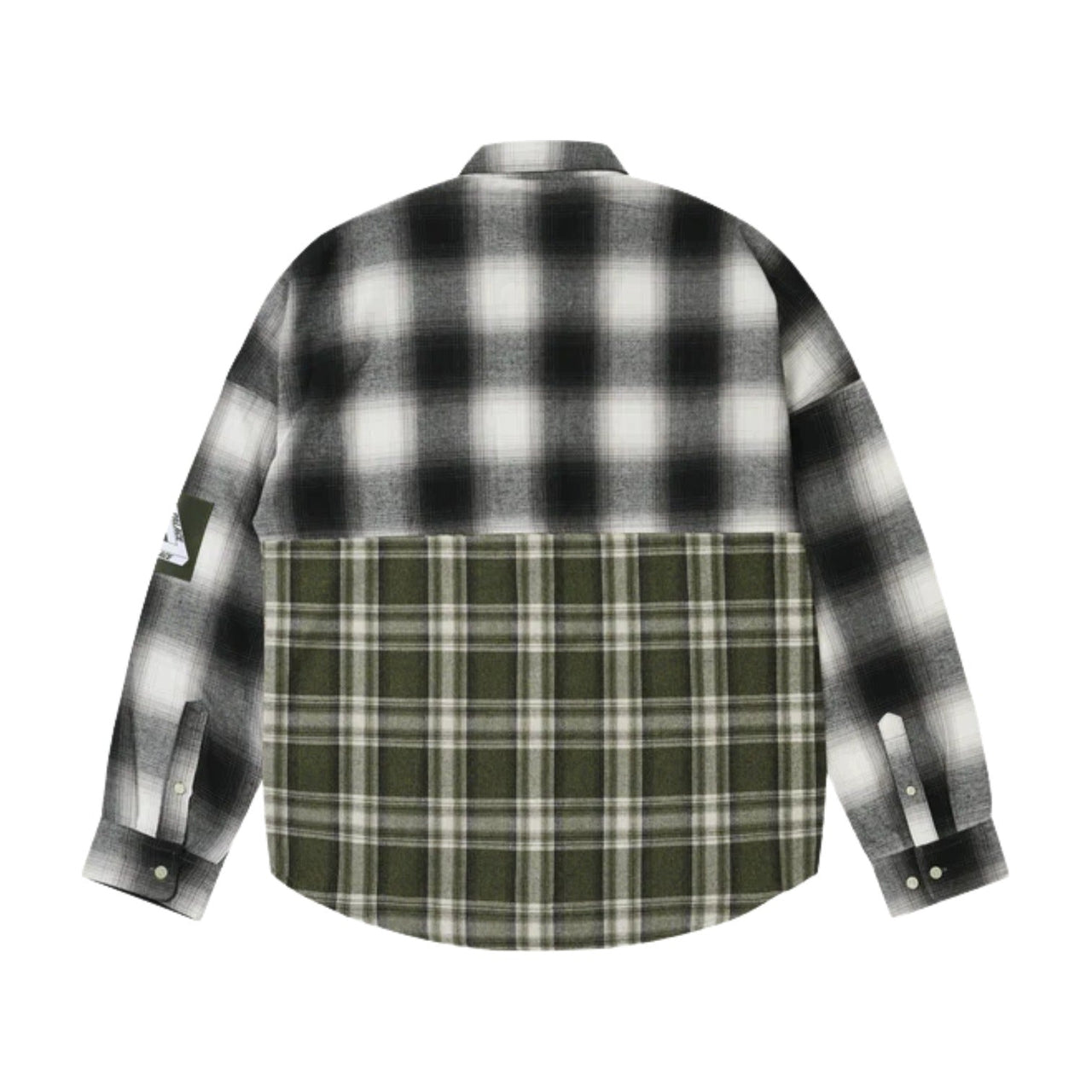 Palace SS26 Patchy Flannel Shirt 'Green' P30SHT007