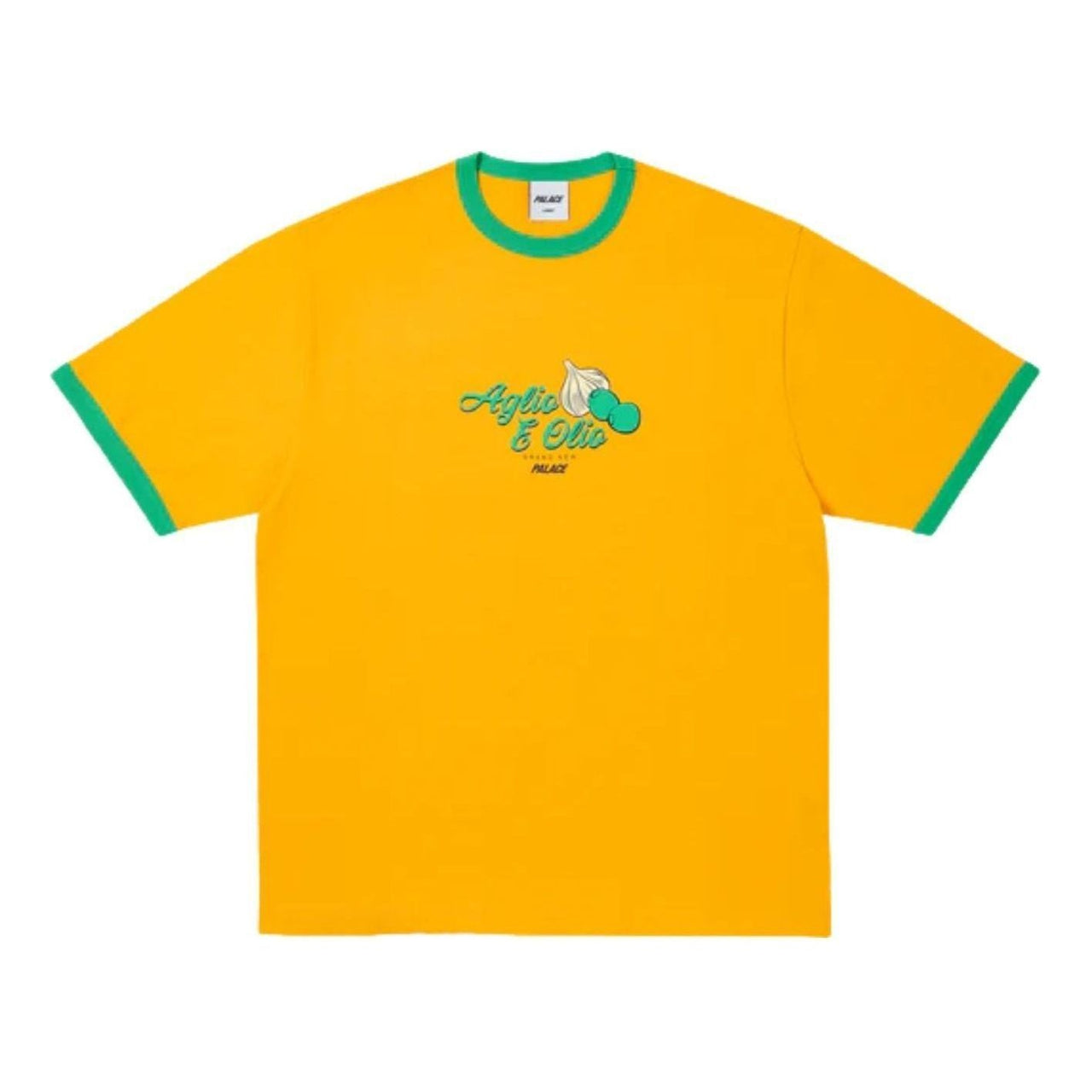 Palace Aglio E Olio Ringer T-Shirt 'Sunny Yellow' P30ES205