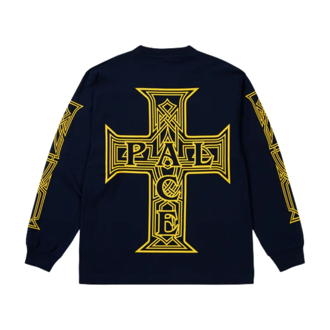 Palace Y So Cross Long-Sleeve T-Shirt 'Navy' P30LS006