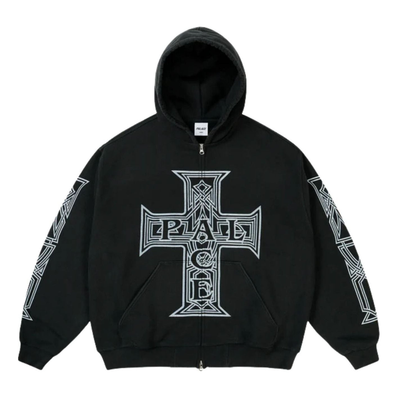 Palace Y So Cross Pigment Hoodie 'Black' P30CS225