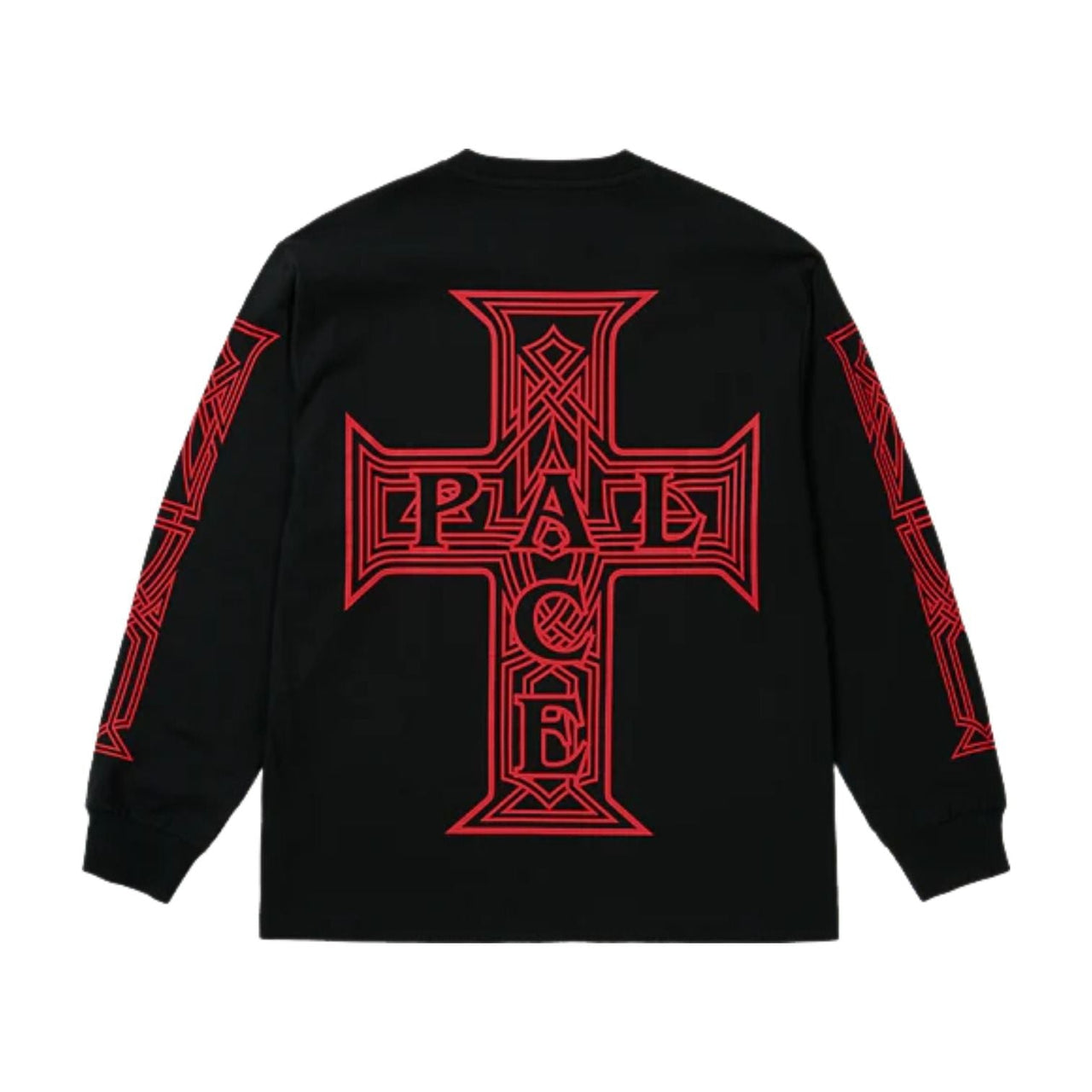Palace Y So Cross Long-Sleeve T-Shirt 'Black' P30LS003