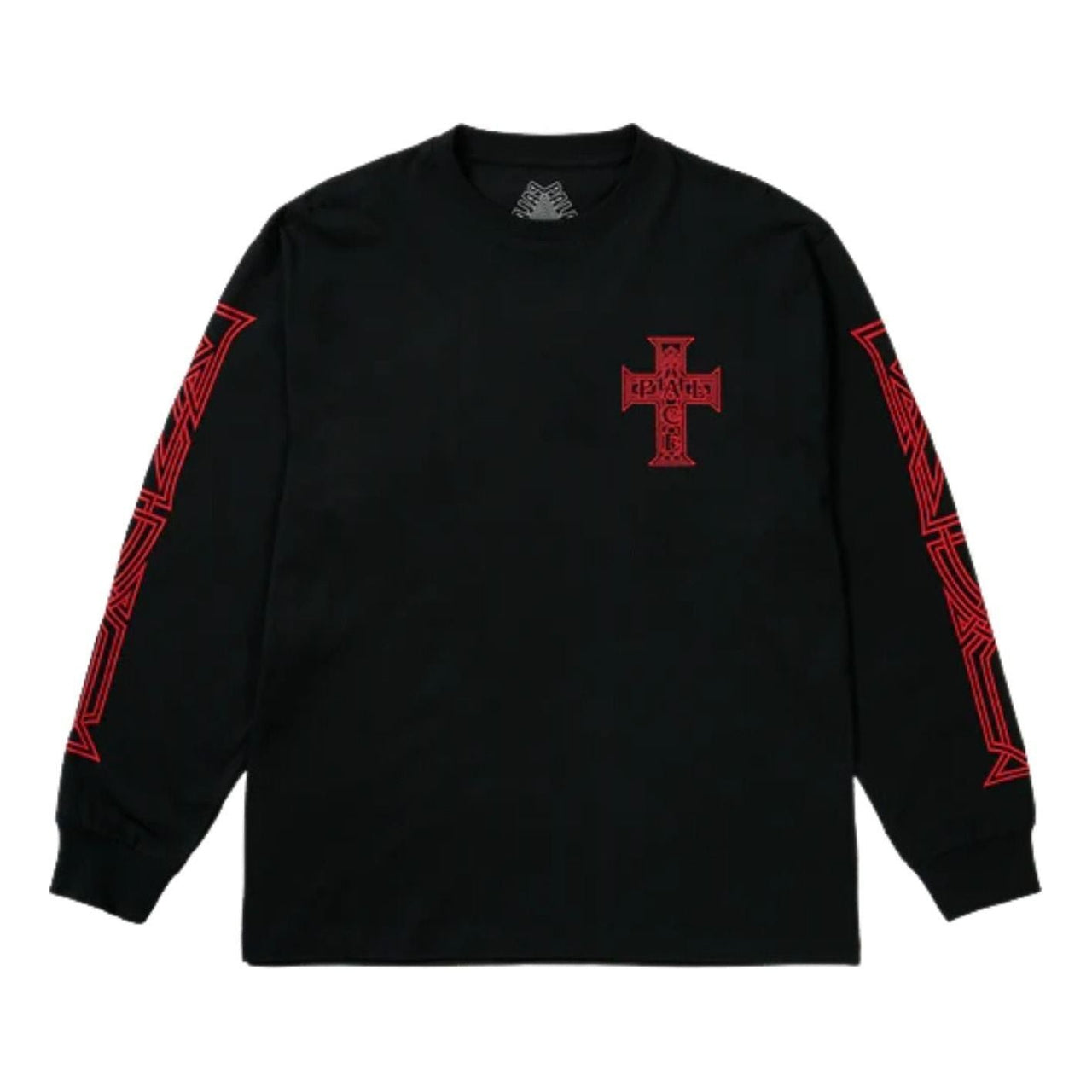 Palace Y So Cross Long-Sleeve T-Shirt 'Black' P30LS003