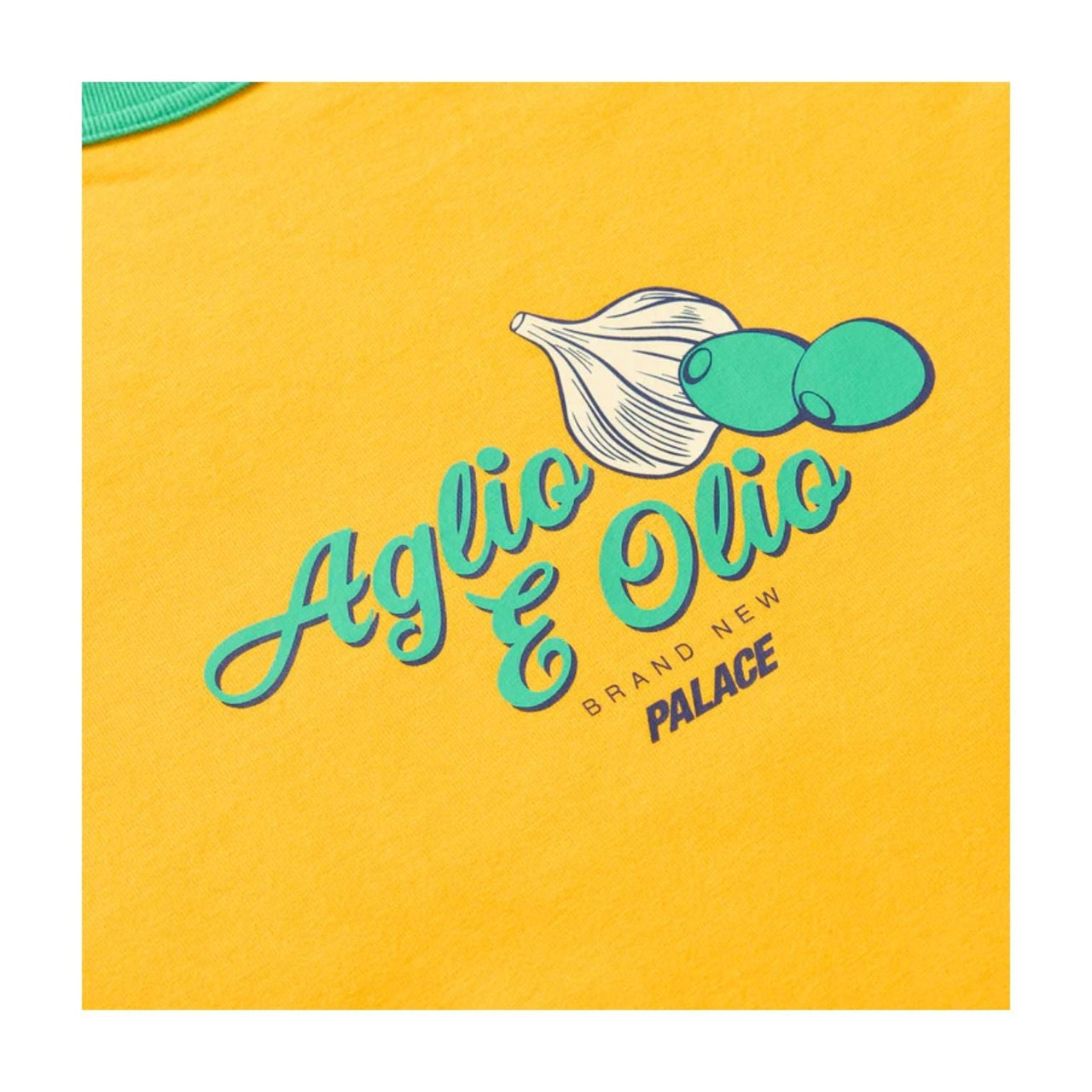 Palace Aglio E Olio Ringer T-Shirt 'Sunny Yellow' P30ES205