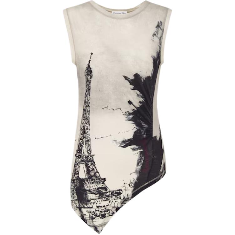 DIOR Tank Tops Women's Beige