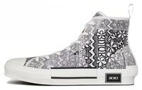 DIOR And Shawn B23 High Top Black White Embroidery