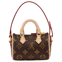 LOUIS VUITTON Bag Charm Speedy Monogram Brown