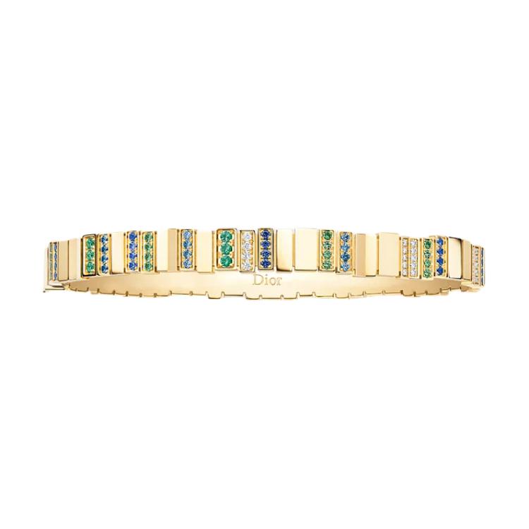 DIOR 18K Gold Bangles Unisex Gold