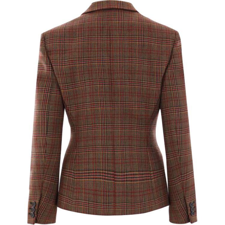 PRADA Checked Single Breasted Jacket