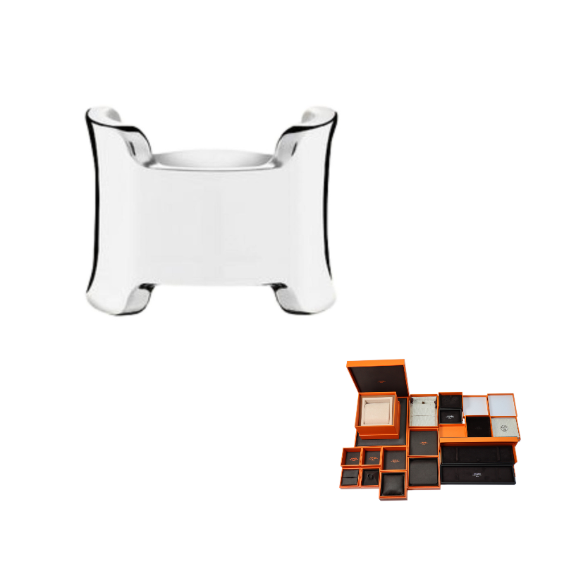 HERMES 925 Sterling Silver Rings Women's Silver