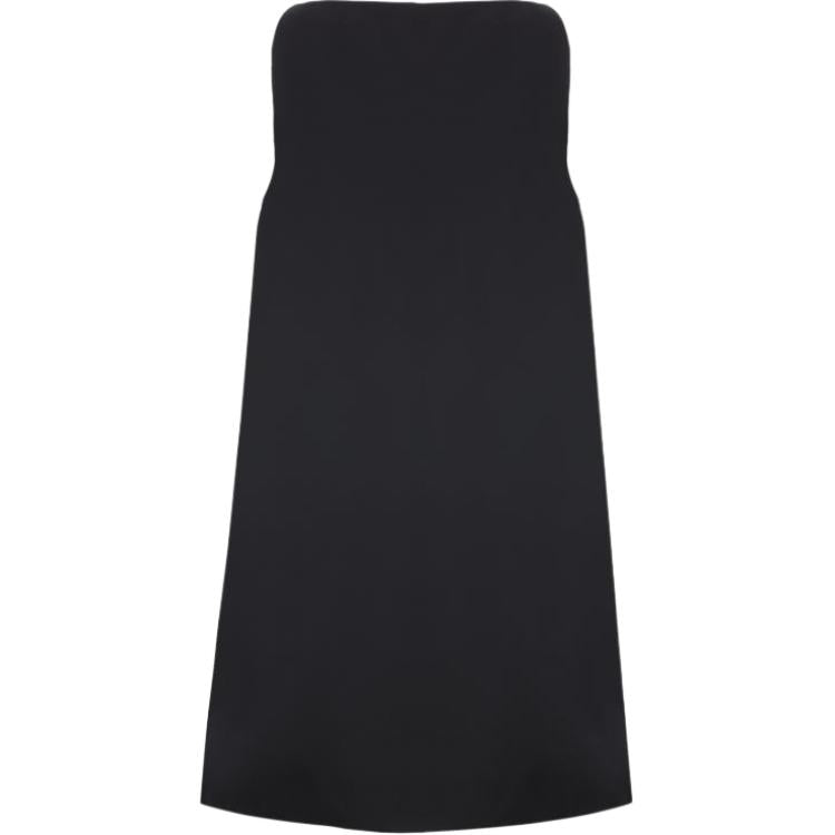 PRADA Enamel Triangle Sleeveless Mini Dress